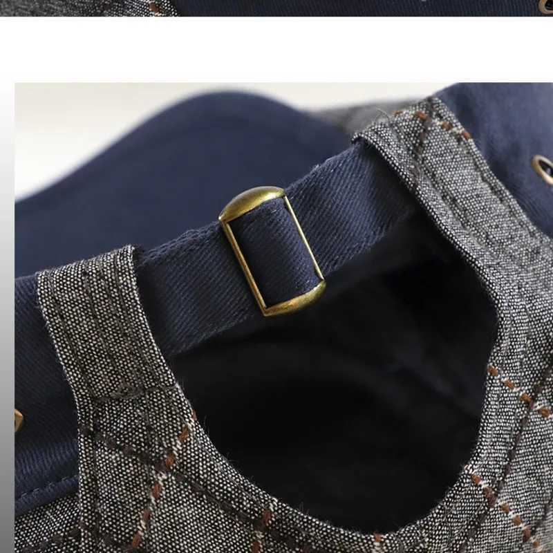 2024 Spring Summer and Autumn Adult Ivy C Dad Casual Newsboy Hat Men Cotton Flat Peak Painter Hats La Fashion Beret XJ250807