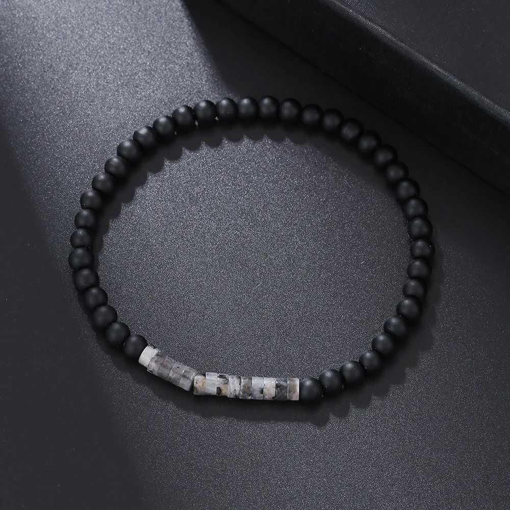 4mm 5 Style Handmade Onyx Beads Mens Bracelet Luxury Emperor Stone Simple Bracelet for Men Armband Jewelry Homme W250807