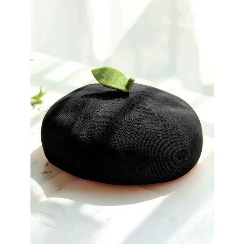 ute Autumn Beret C For Women Funny Little Orange Female Painters Hat Summer Breathable Solid Designeonnets C Gift XJ250807