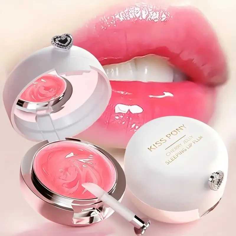 Long-Lasting Cherry Blossom Volumizing Lip BalmHydrating Formula Non-Transferable Glossy Finish Moisturized Lips for All SkinXJ250807