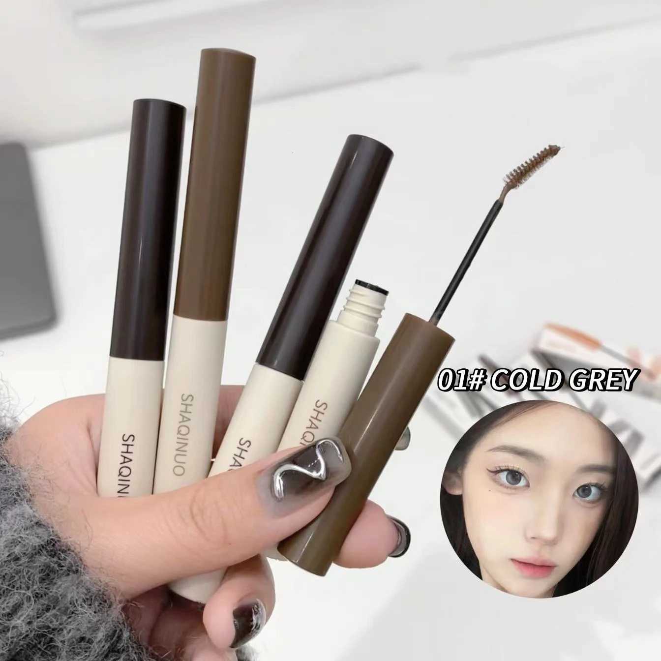 3D Shaping Waterproof Sweatproof Matte Eyebrow Pencil Gel Natural Color Long-Lasting Smudge-Proof W250807