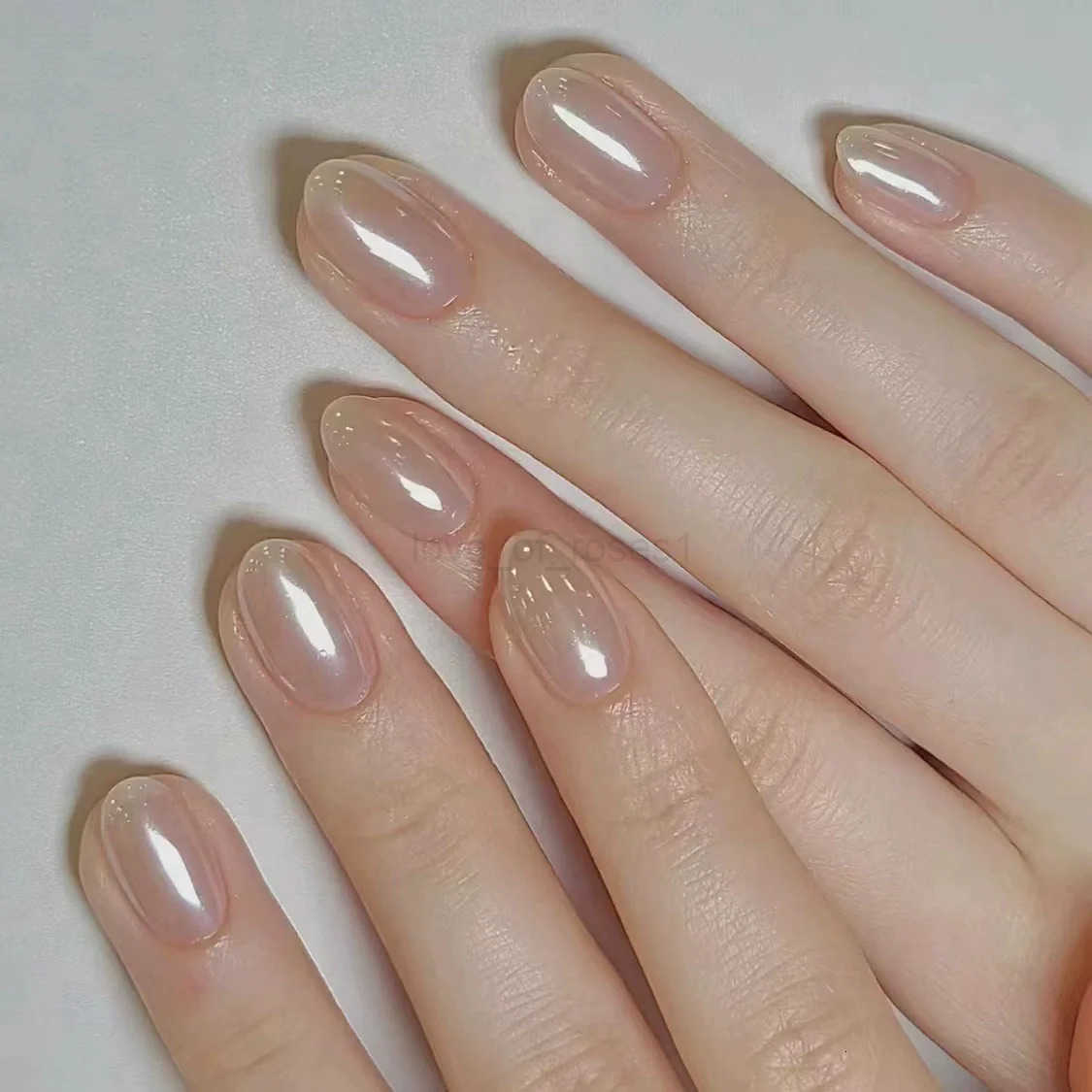10Pcs Cat Eye Almond Handmade Press on Nails Gradient Colored Fake Nails Wearable Stick-on Nails False Nails False Nails Uas Z250807