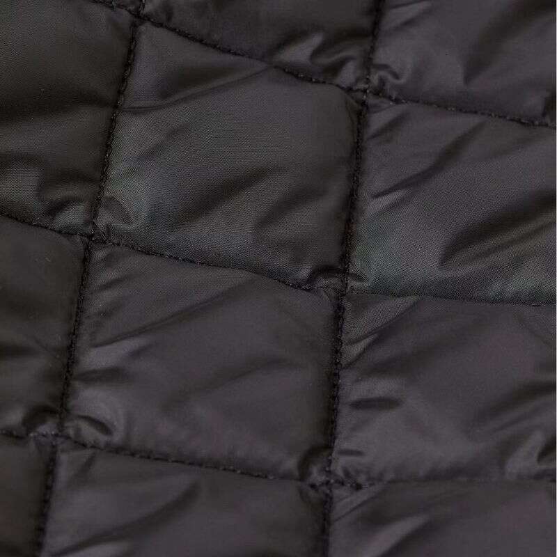 2025 New Simple Style Black Quilted Shoulder Hipster Bag