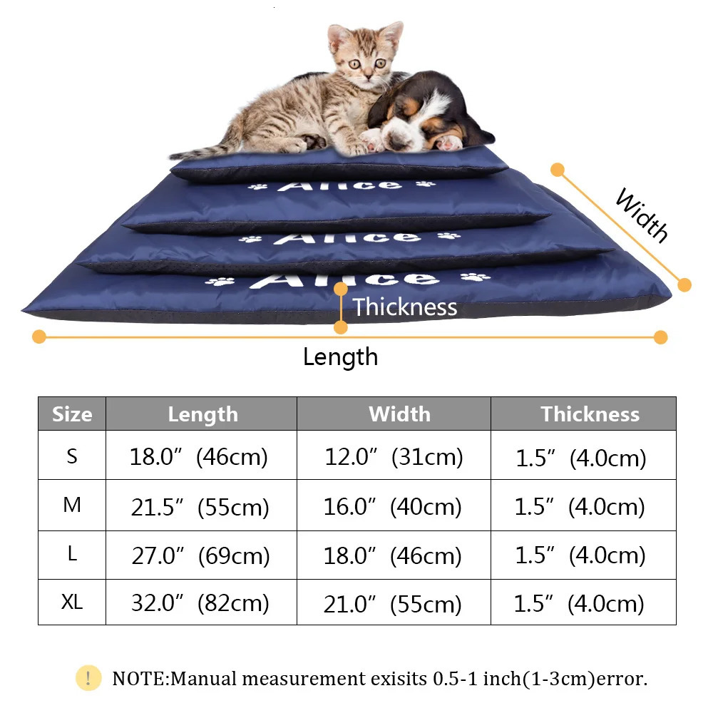 Custom Dog Bed House Waterproof Pet Sleeping Mat Warm Sofa Cushion Mattress Pet Blanket Kennel For Small Medium Large Dogs Cats 250804
