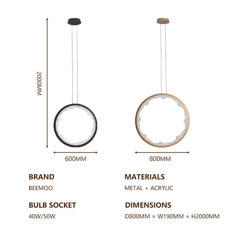 Contemporary Style Hanging Lamp: Brighten Up Your Space with Energy-Efficient LEDs P23023