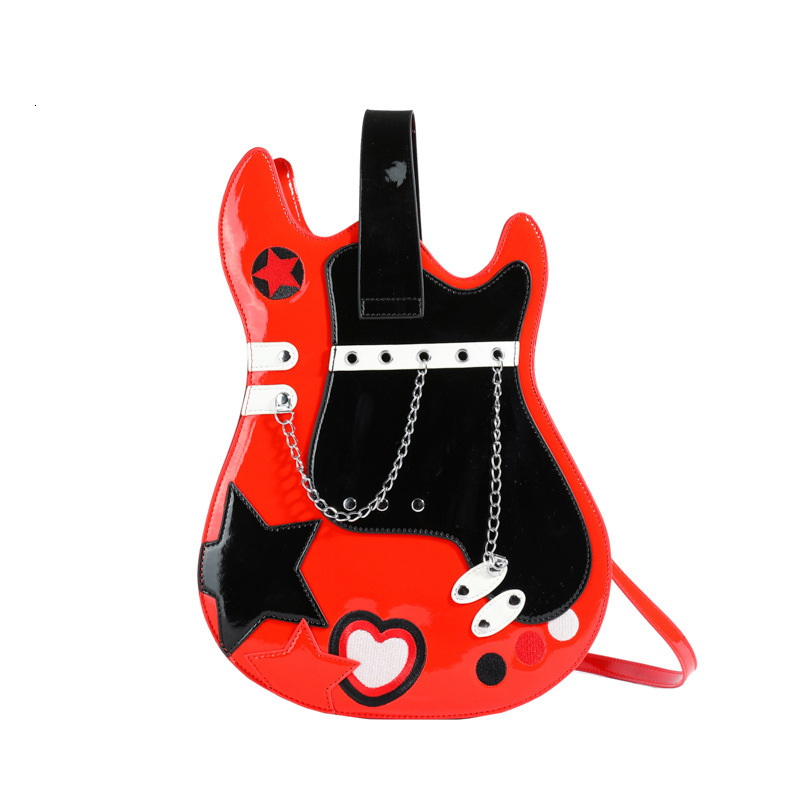 Free shipping designer New Niche Women Bag Guitar Shape Women Bag Amazon Personalized Creative Double Shoulder Commuter Bag