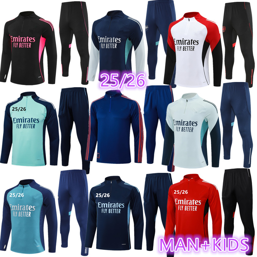 Arsenal Football Club Kit 2025/26 - Adult & Kids Soccer Jersey, Training Suit | Gunners Sportswear