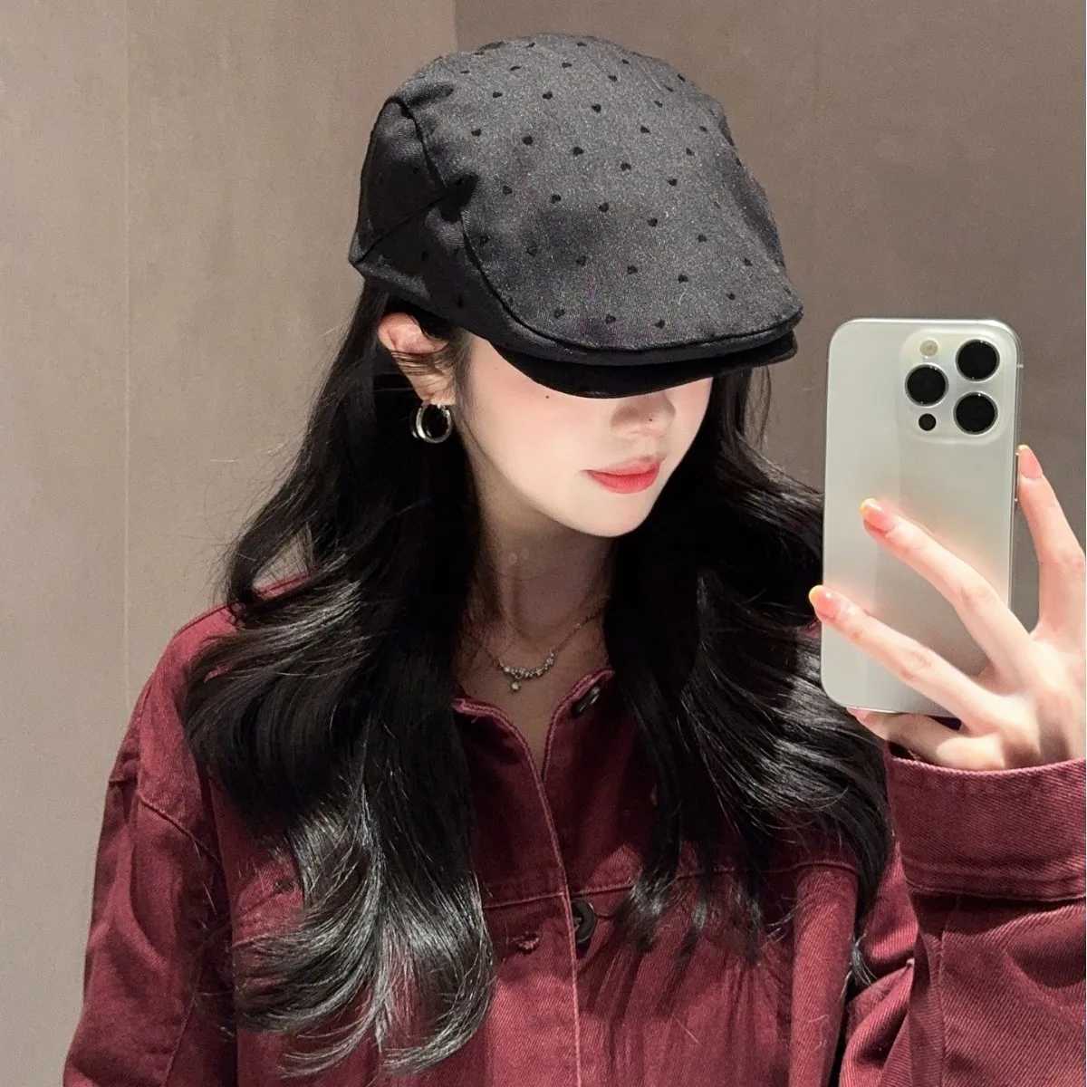 Berets C for Women Spring Autumn Octagonal C Vintage Beret Hat Adjustable Ivy Flat C for Men and Women Berets XJ250807