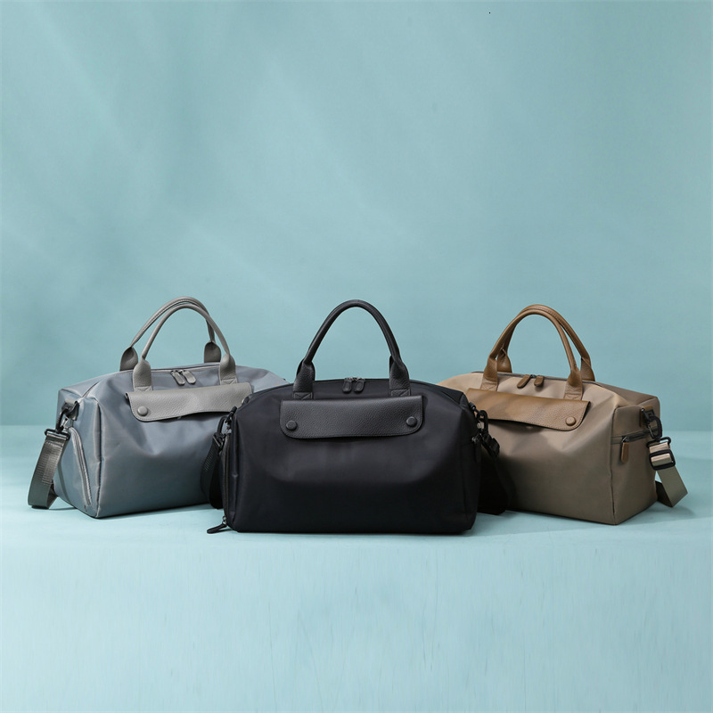 New Solid Color Large Capacity Sports Gym With A High-End Feel, Waterproof Storage Bag, Outdoor Tote Bag