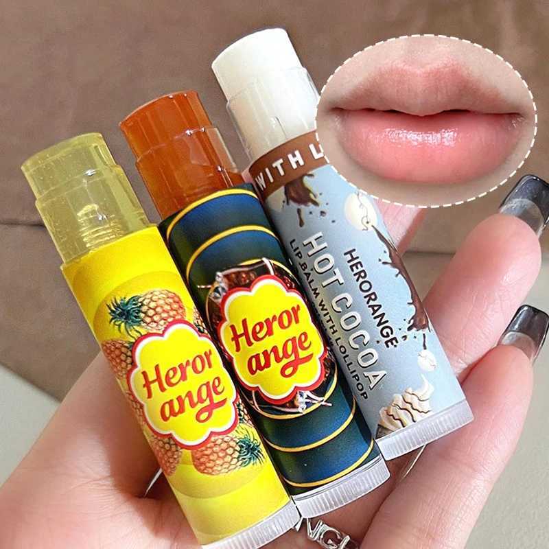 Multi flavor lollipop lipstick Hot Cocoa Lip Mask Moisturizes moisturizes and reduces lip lines for men and womenXJ250807