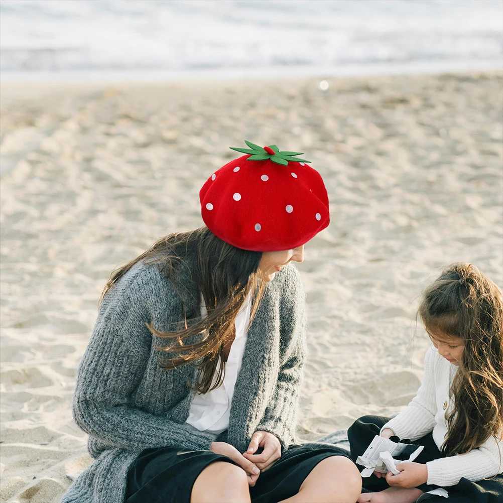 Stylish Beret Party Kaii Stylish She Artist Heaear Warm Wool Blend Novelty Hat Women Vintage Cosplay XJ250807