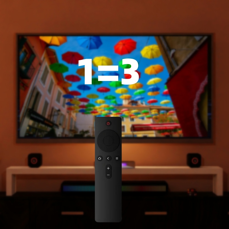 4K lxtream TV Remote Controller 1 For 3 For HD Smart TV Android TV Box Set-up Box