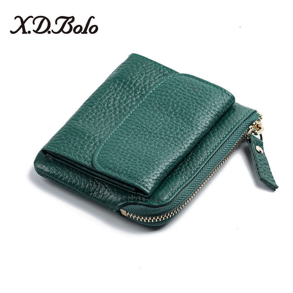 Cowhide Women's Purse New Mini Zipper Coin Bag Wallet designer wallet B5 B5