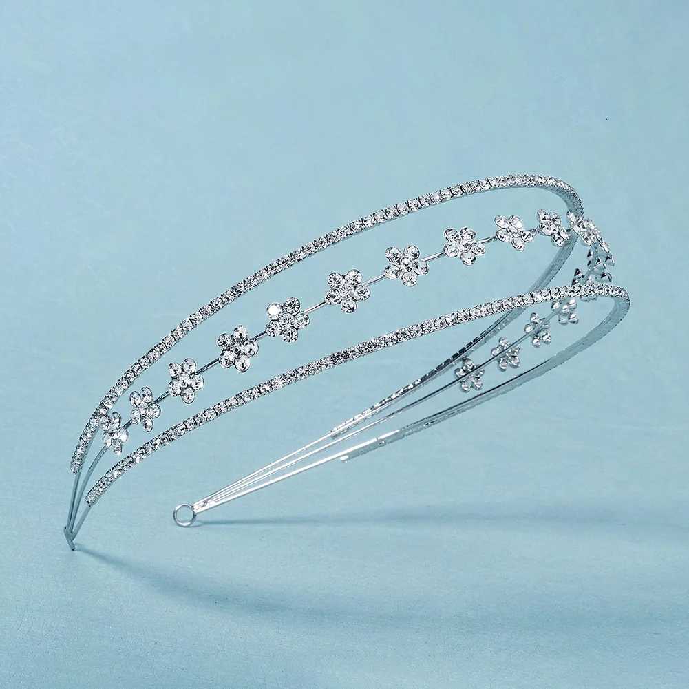 Fashion Crystal Triple Layers wer Princess Hair Bands Birthday Party Valentines Day pieces Bridesmaid Gifts Y250808
