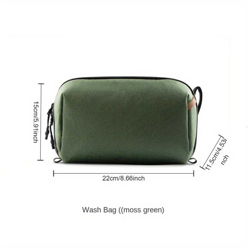 Waterproof Travel Toiletry Bag - Spacious Portable Odorless Pu For Business Trips Y250808