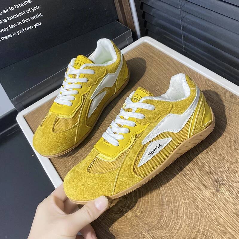 Fashion Trend Four Season Women's College Style Breathable Soft Comfortable Flat Outdoor Casual Sports Shoes ddmysaturn