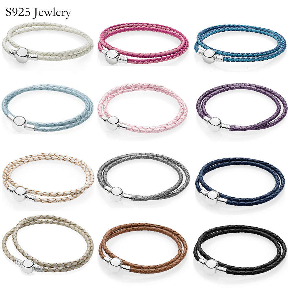 16 PDB SL High Quality 925 Sterling Silver Series Fashion DIY Bracelet Suitable For Bead Charm Female Bracelet Jewelry Gift