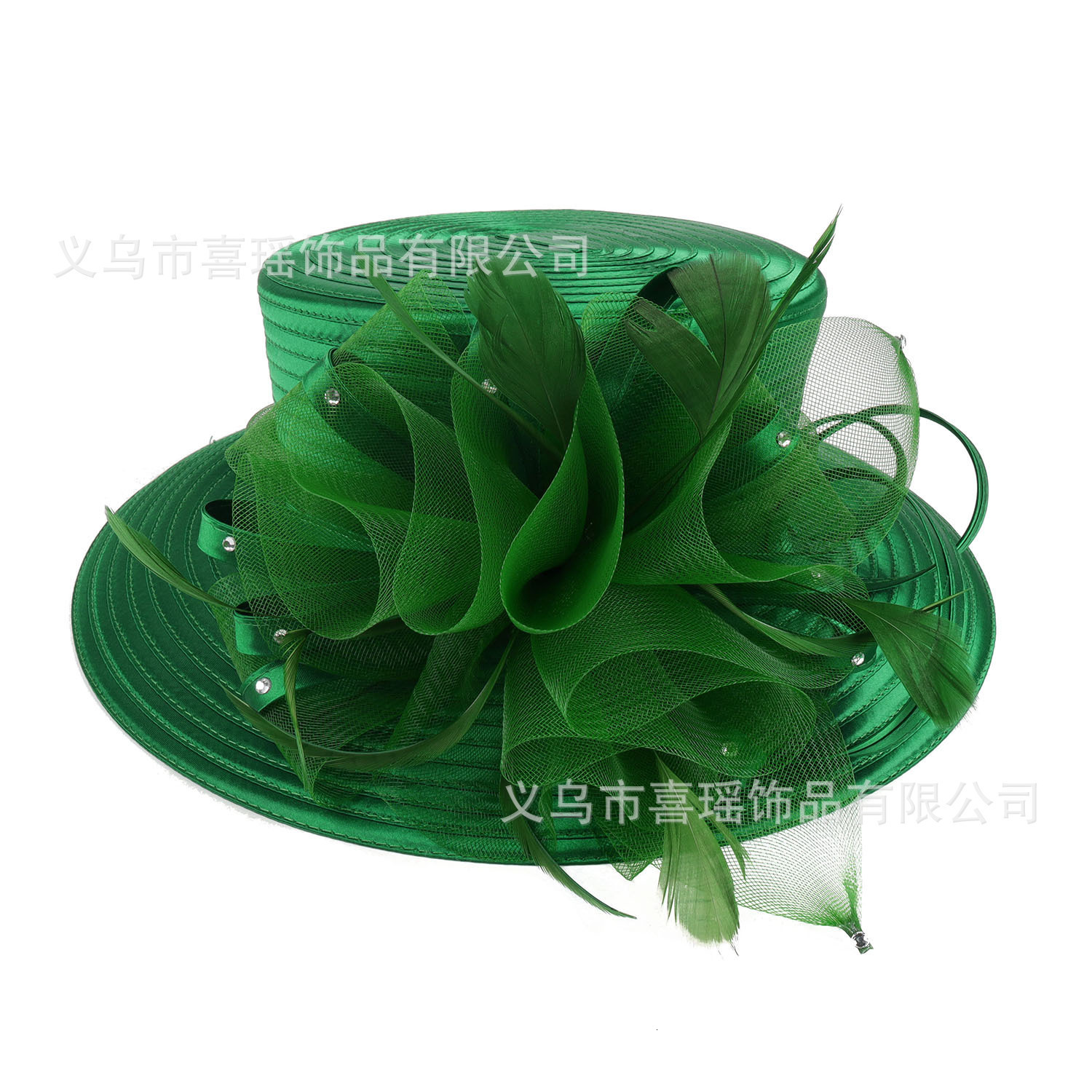 Fascinator Hats for Women Elegant Wedding and British Lady Deby Race Top Church Hats for Black Women S10-4266 250402