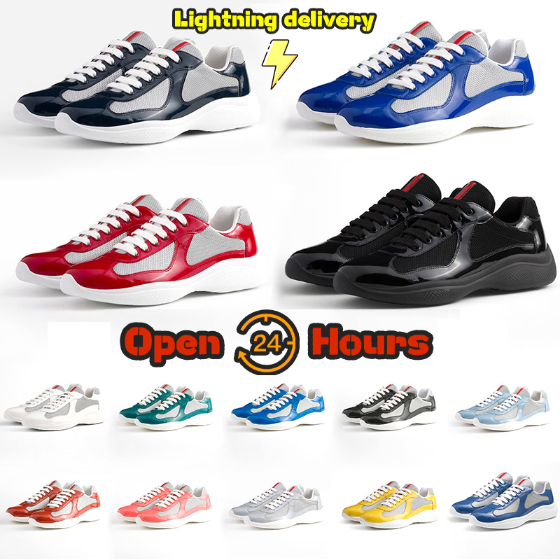 Designer Triangle Logo American Cup Outdoor Shoes for Men and Women Couple Training Sports Shoes Casual Shoes Outdoor Running Flat Shoes Multi Color In Stock36-47