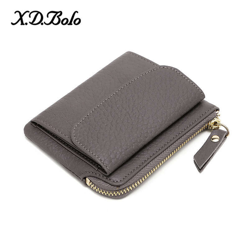 Cowhide Women's Purse New Mini Zipper Coin Bag Wallet designer wallet B5 B5