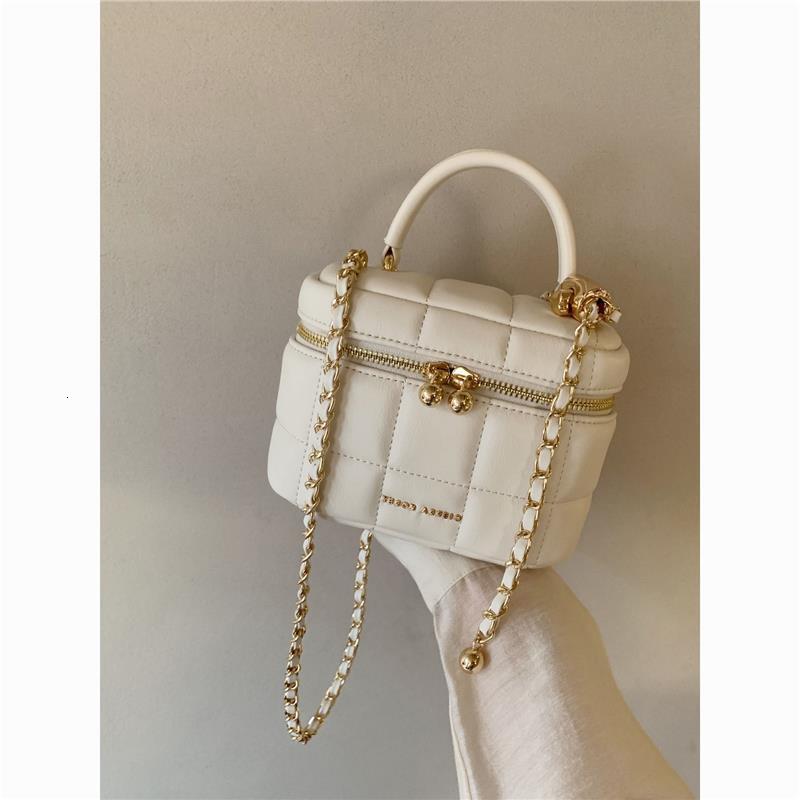 Luxury Brand Designer Bag Platinum Style Box Bag For Women 2025 New High-Quality Texture Chain Shoulder Crossbody Small Bag Fashionable Handbag