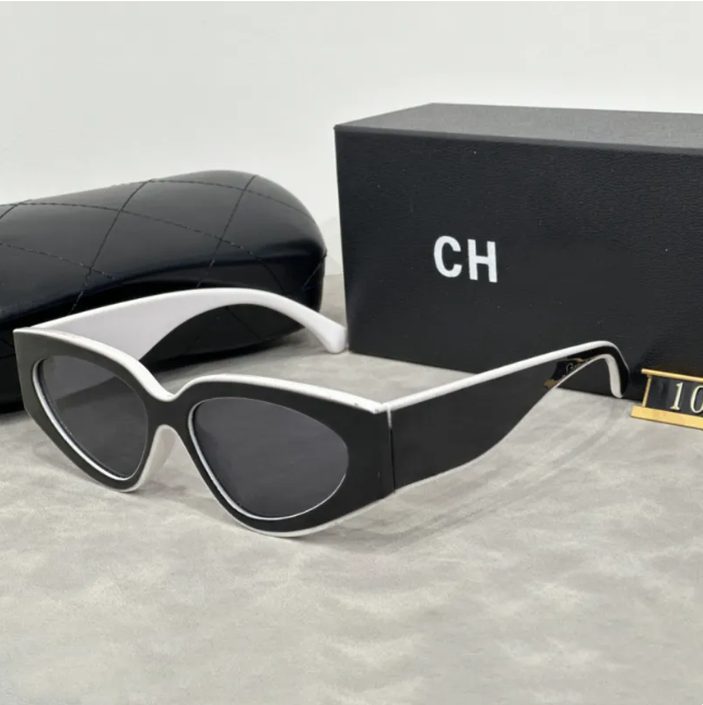 Designer sunglasses women's classic luxury gold letter temples fashion sunglasses outdoor beach leisure travel driving high quality sunglasses