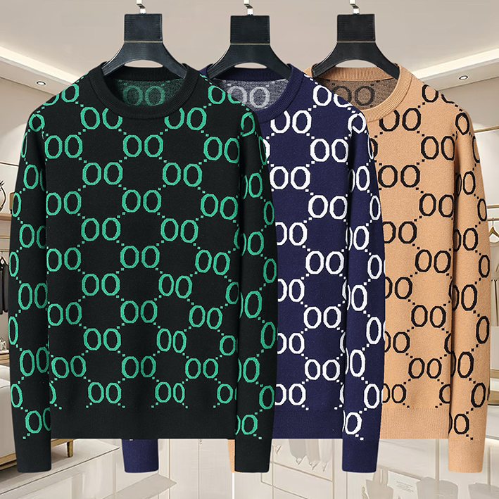 High quality designer men's sweaters, fashionable letter sweaters, casual street sweaters, autumn and winter long sleeved round neck tops, classic styles