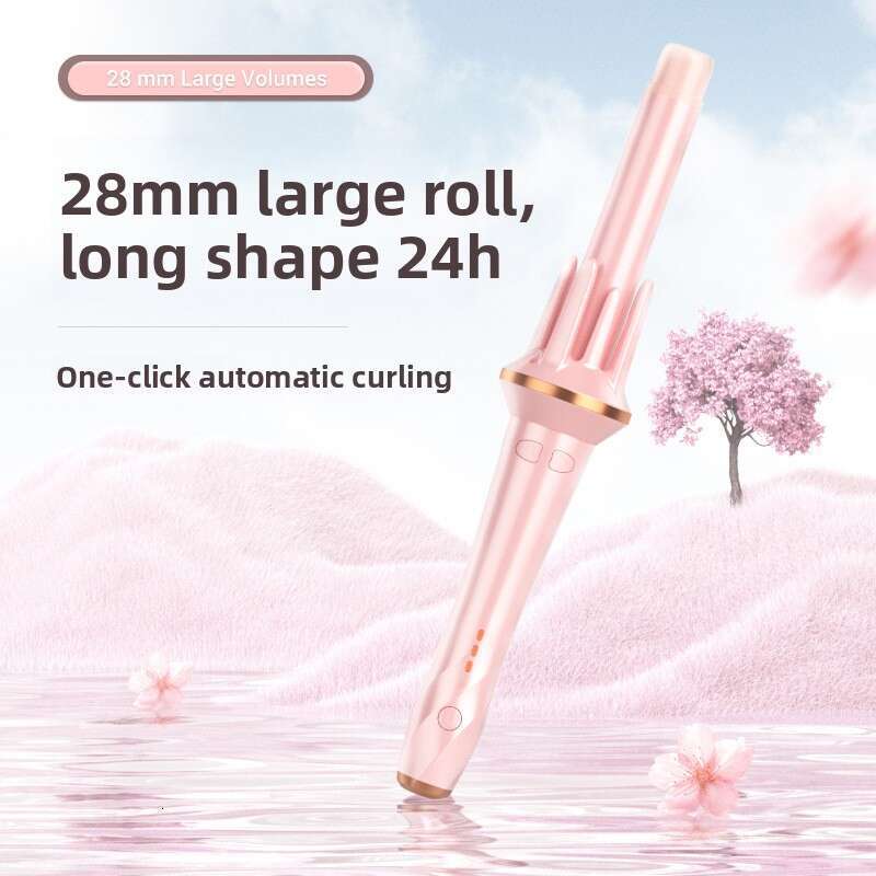 Fully 28Mm Automatic Iron Lazy Curling Negative Ion Styler Curls Big Waves No Hair Damage Wholesale