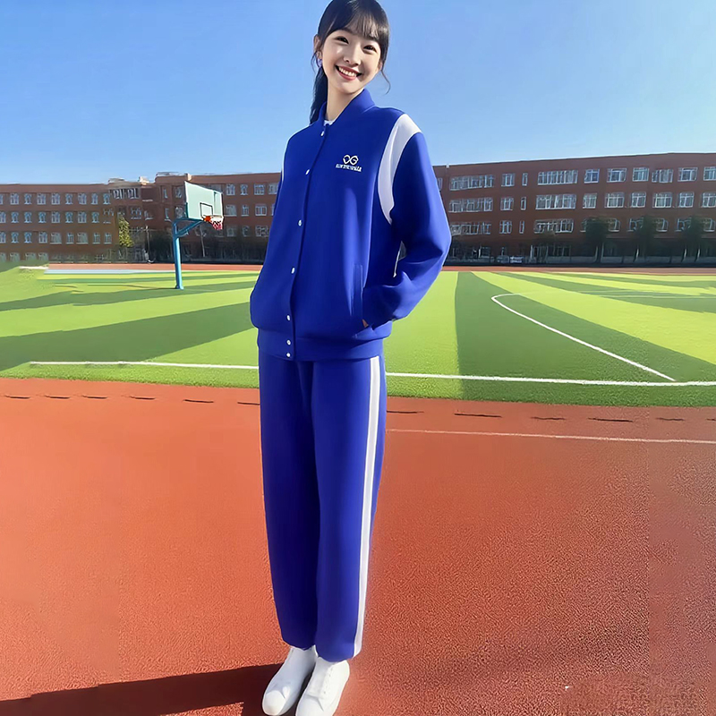 Customized high-quality embroidered badges, campus British style school uniform, fashionable and comfortable school uniform