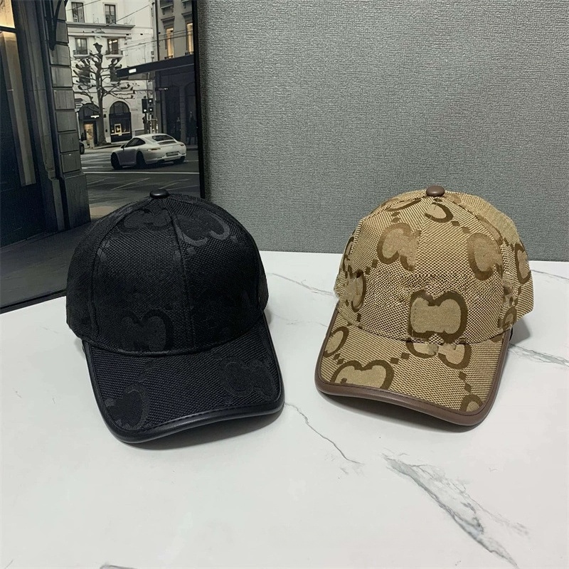 Fashion designer baseball cap adjustable designer caps for men brown letter flower priting trucker hat women duck tongue gorra breathable mesh high end faf275