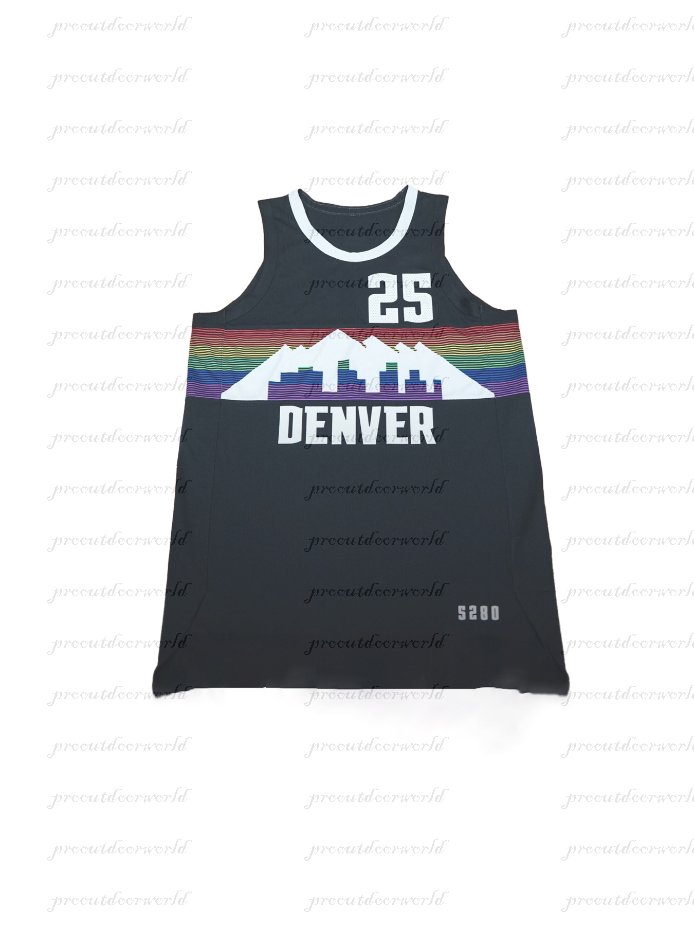 2025-26 City Edition Men's Black/Navy Basketball Jeresys Custom Nom and Num Embroidery Jokic 32 Aaron Gordon 0 Christian Braun 4 Russell Westbroo