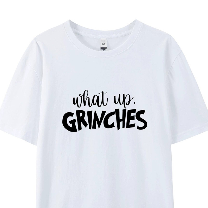 Durable Modern Graphic Print Crew Neck Tee Cotton