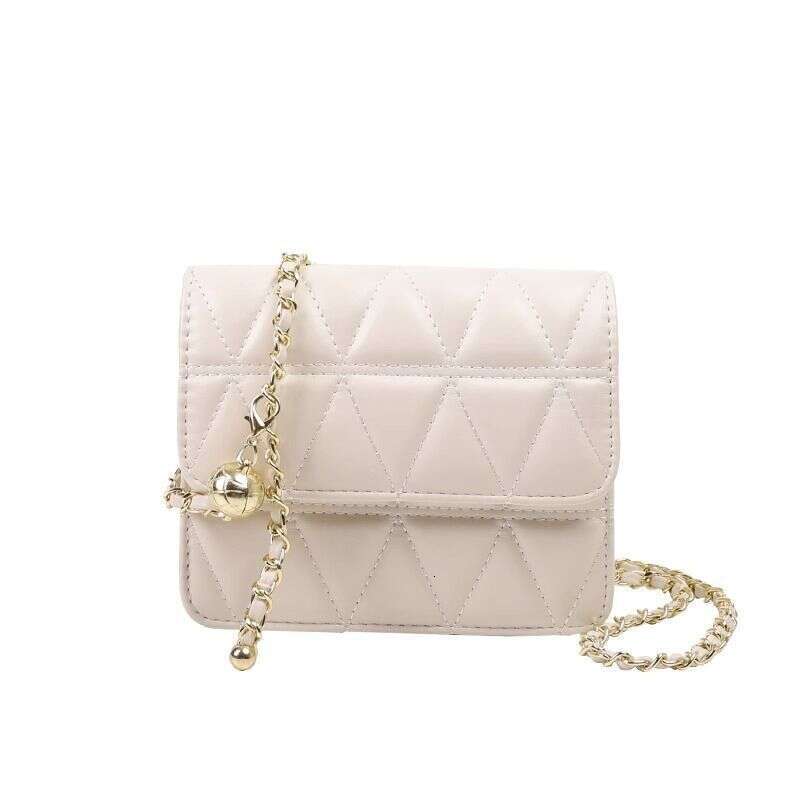 Women's 2025 Summer bags New Small Square Chain Stylish Single Shoulder Korean Version Versatile Fashion Designer Crossbody Bag