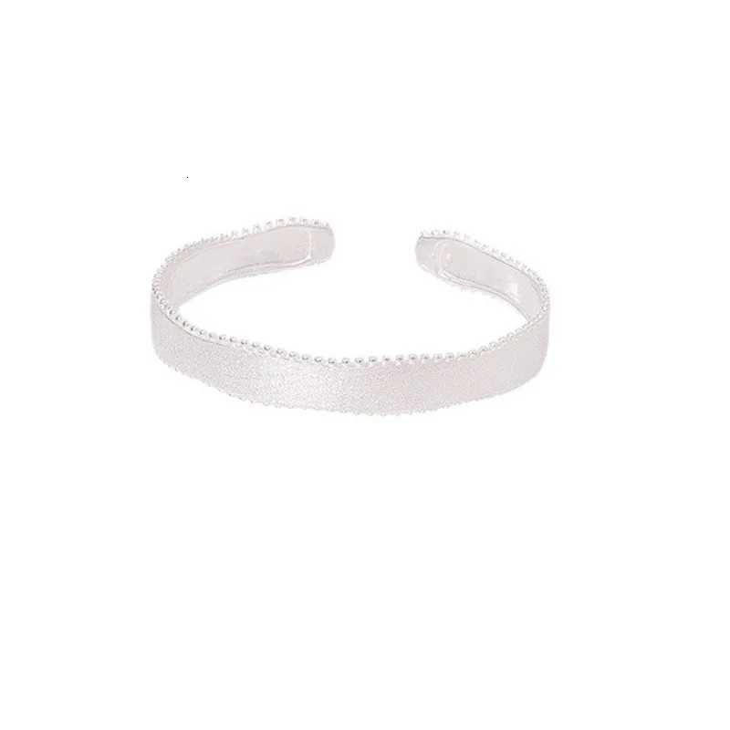 925 Sterling Silver Geometric Chic Wave Hollow Bow Bracelet for Women Fine Jewelry Minimalist Accessories Wholesale Z250807