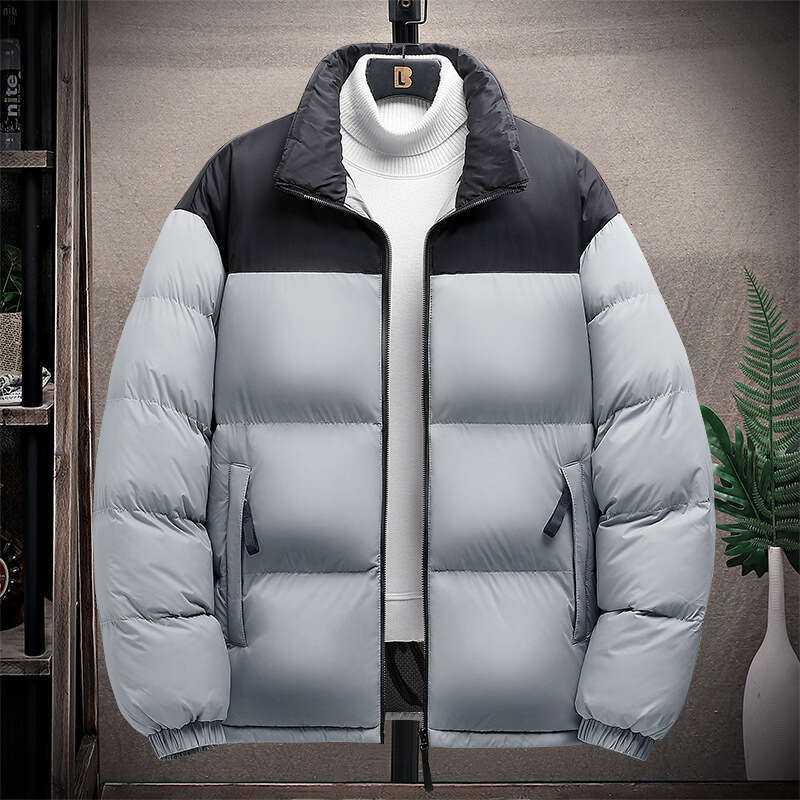 Men jacket Puffer Jacket Mens Down Jackets Coats Peak Unisex Long Sleeve Zipper Fill Down Stowable Hood Water Finish Parkas