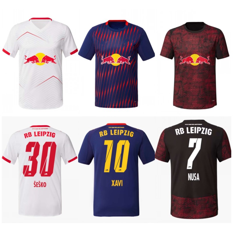 2025/26 LEIPZIGs BAKAYOKO Soccer Jersey SESKO NUSA HAIDARA XAVI OPENDA SEIWALD Uniform Mens BAUMGARTNER VERMEEREN OUEDRAOGO RAUM CASTELLO Football Shirt Kids kit