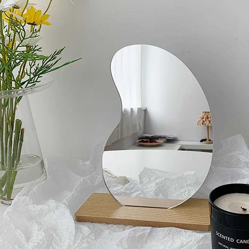 Acrylic DIY Irregular Mirror Desktop Makeup Mirrors Decorative Vanity Mirror Birthday Party Photography Prop Cosmetic Beauty Z250807