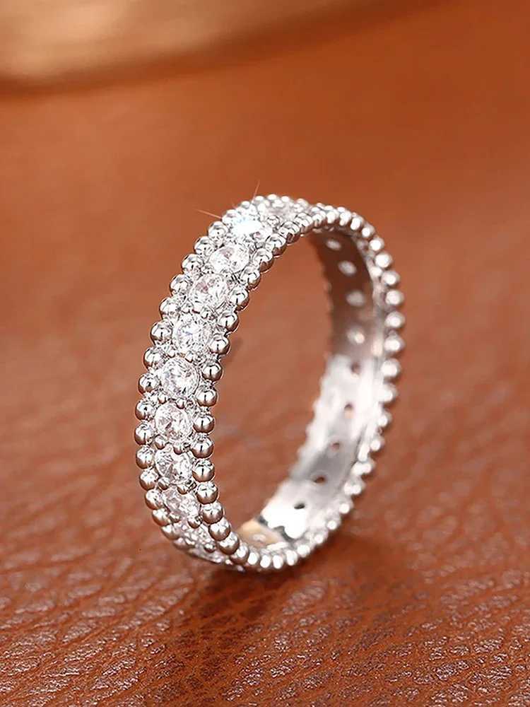 925 Sterling Silver Simple Classic Gorgeous Geometric Zircon Ring For Women Engagement Wedding Luxury High Quality Fine Jewelry Y250808