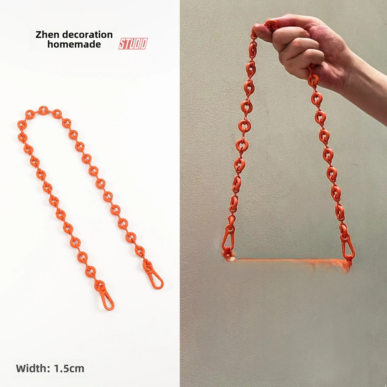 Acrylic Mini Fuku Bag Chain Geometry Crossbody Underarm Donut Colorful Strap 250801