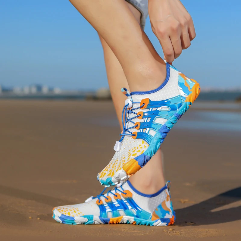 Aqua Shoes Hiking Sport Shoes Deep Squat Fitness Shoes Fishing Swimming Wading Shoes Surfing Diving Beach Five-Finger Shoes 250730