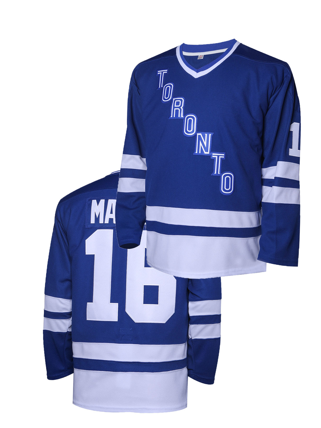 Men's 16MARNER Hockey Jersey In Stock Fast Shipping Embroidered Letter Number Design Polyester Machine Washable
