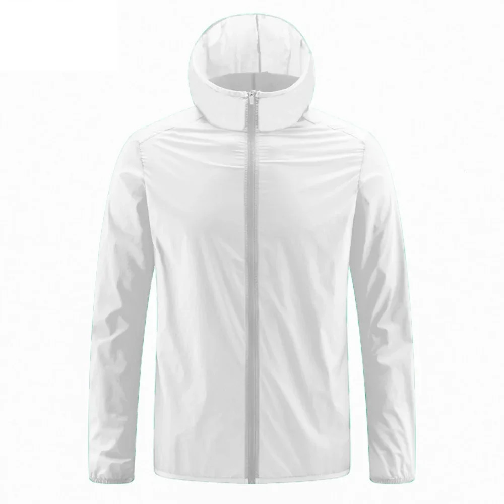 Summer Mens Sun Protection Clothing Lightweight Breathable Ice Silk Hooded Quick Dry Jacket Outdoor Anti-ultraviolet Skin Coat 250804