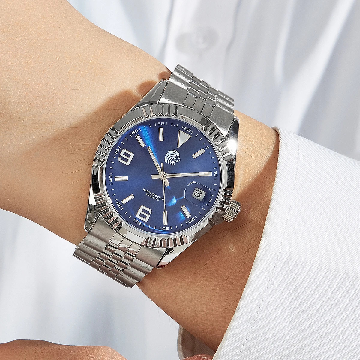 Mechanical Women Watch Steel Bracelet Female Automatic Wristwatch Waterproof Lady Clock 250807