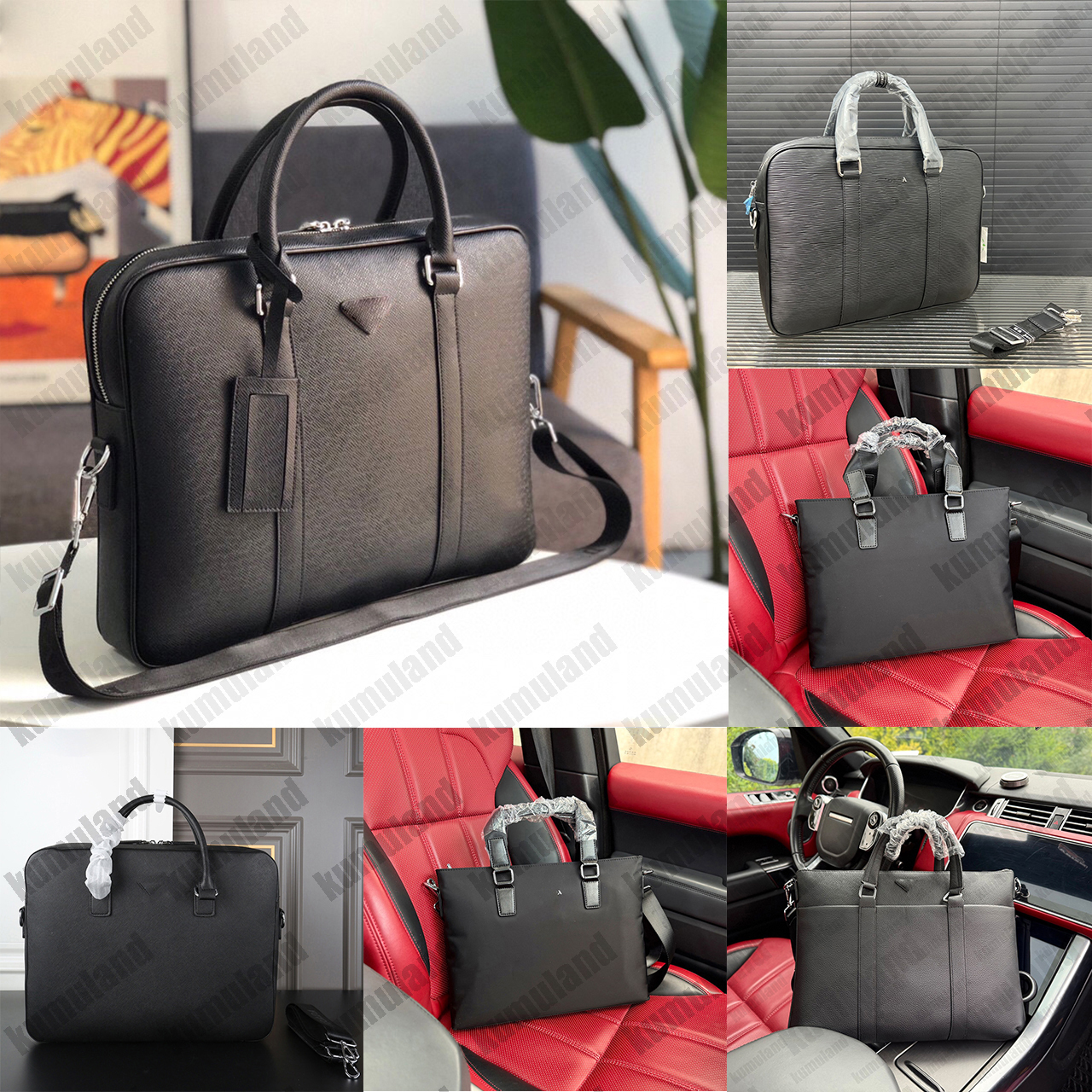 Briefcase Luxury Designers Bags Men Business Package Hots Sale Laptop Computer Bag Leather Handbag Messenger High Capacity Shoulder Handbags CRD2504254F25