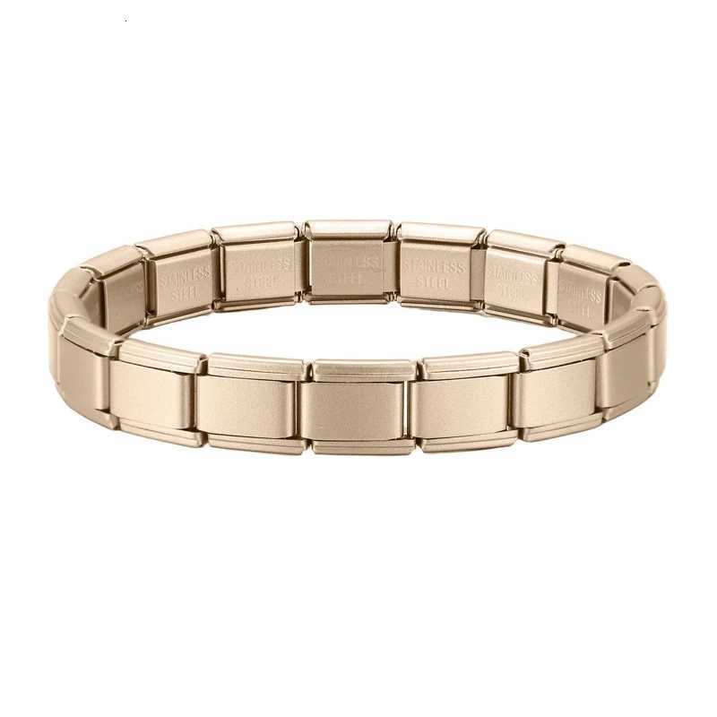 Italian Charm Bracelets DIY Basic Chain Stainless Steel Bangle Versatile Assembled Modules Ideal Gift 9mm Universal Dropshipping Z250808