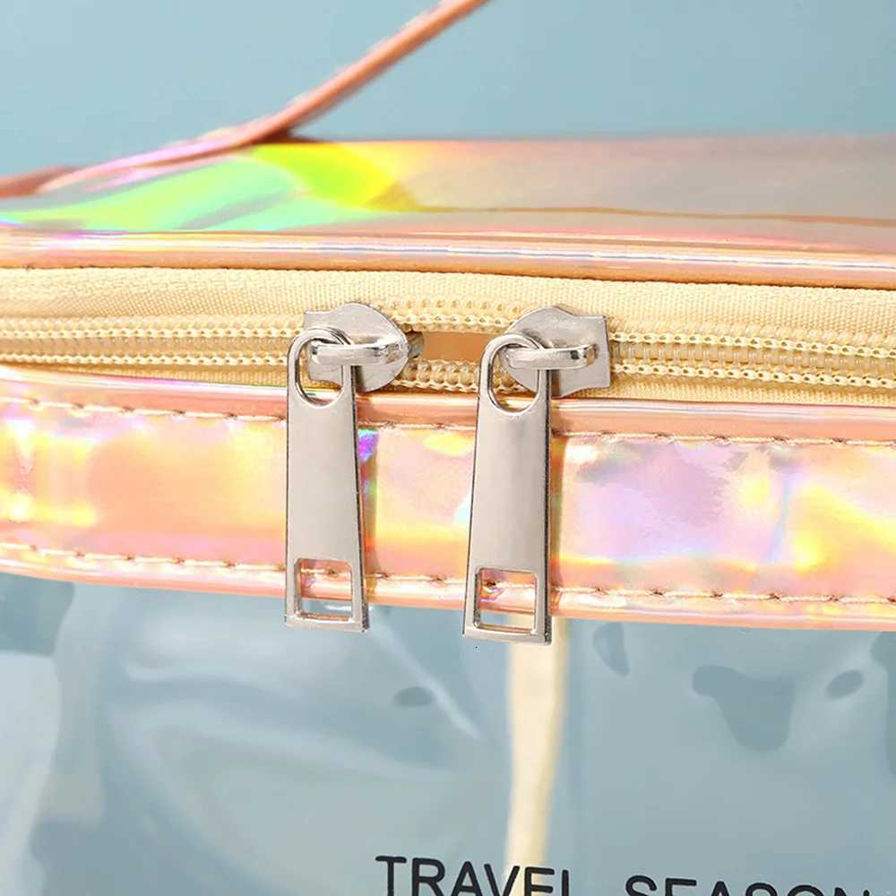 Premium Clear Makeup Bag Transparent Cosmetic Pouch For Travel Or Rday Use Waterproof Beach Bag For Sunscreen Skincare Stora Y250808
