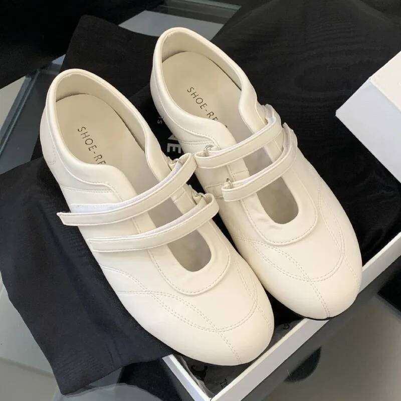 Brand Casual Ballet Flats Round Toe Elegant Dress Ladies Shallow Comfort Designer Mary Jane Shoes Women ddmysaturn
