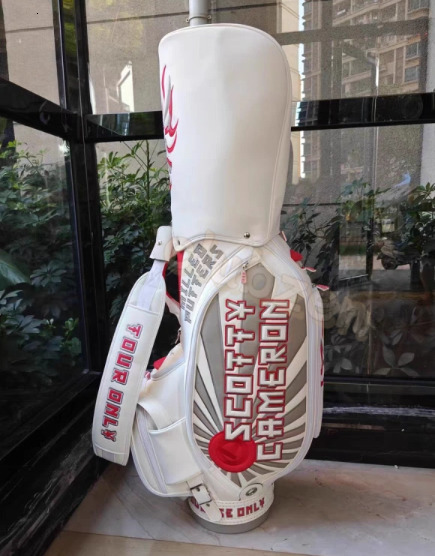 Golf bag portable stand golf ball bag 2025 new style fashionable portable stand bag for golf clubs, PU waterproof