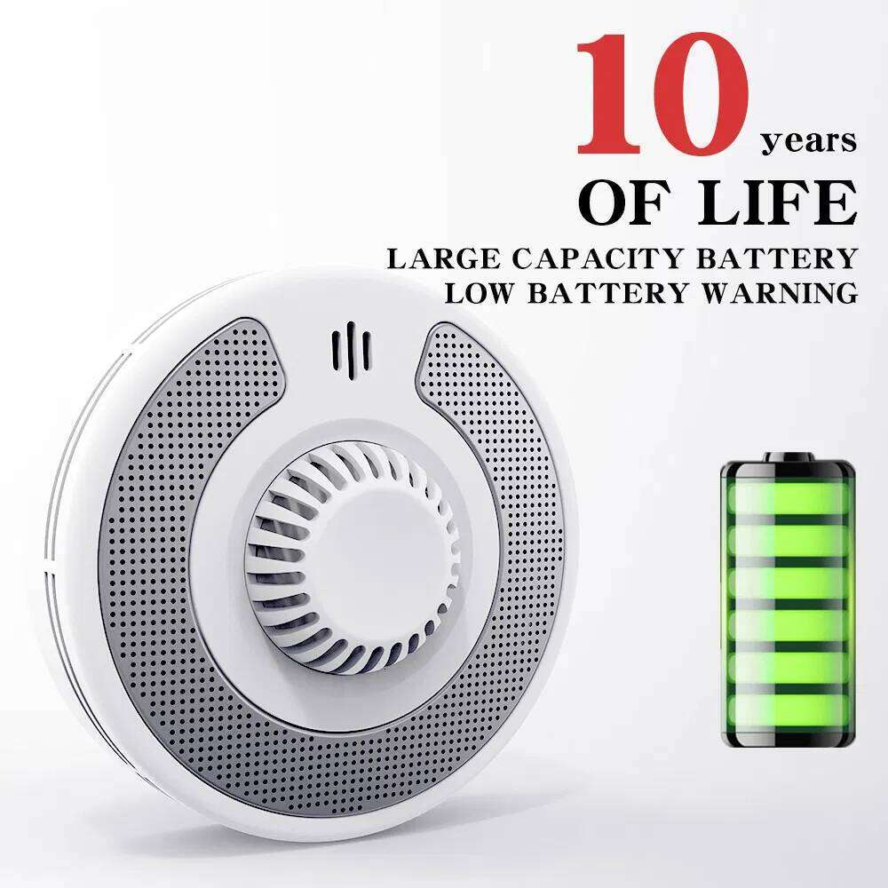 V-Come Alarm Sealed 10-Year Li-Battery, Standalone Heat Detector with Big Test and Silence Button VH03