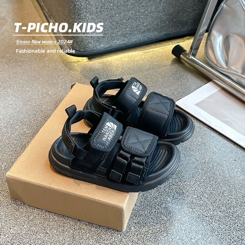 Children's Shoes with Soft Soles - Boys' Non - slip Sandals Summer new Models Girls' Shoes for Medium and Big Kids Casual Beach Shoes